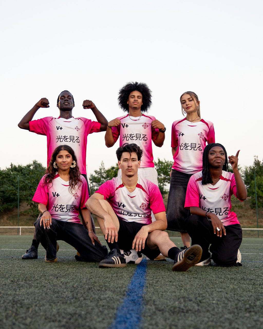V+ FOOTBALL SHiRT