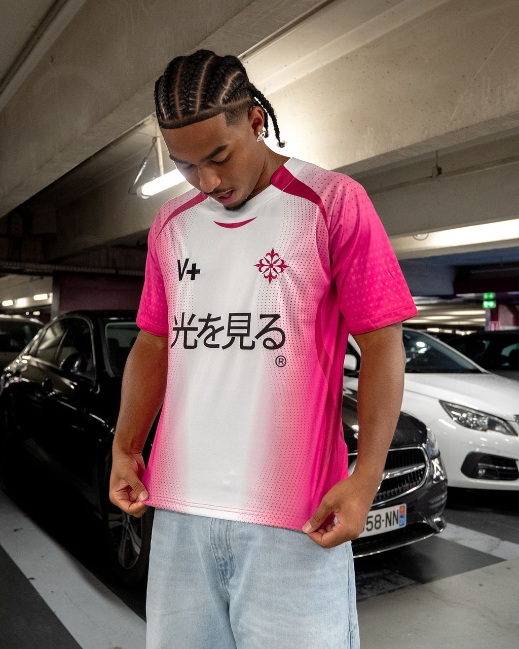 V+ FOOTBALL SHiRT